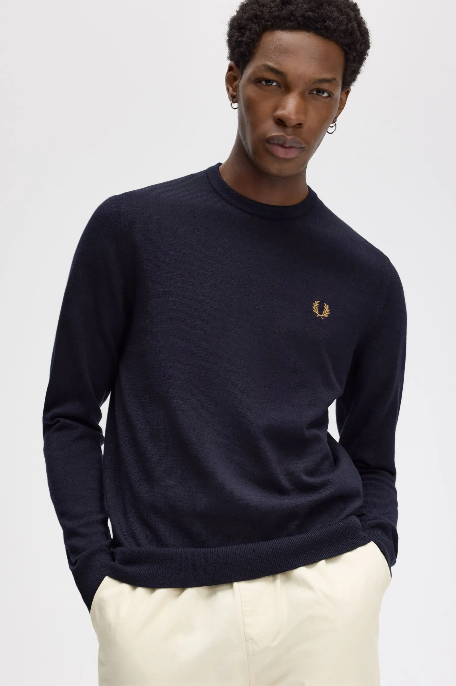 MAGLIONE GIROCOLLO CLASSICO FRED PERRY
