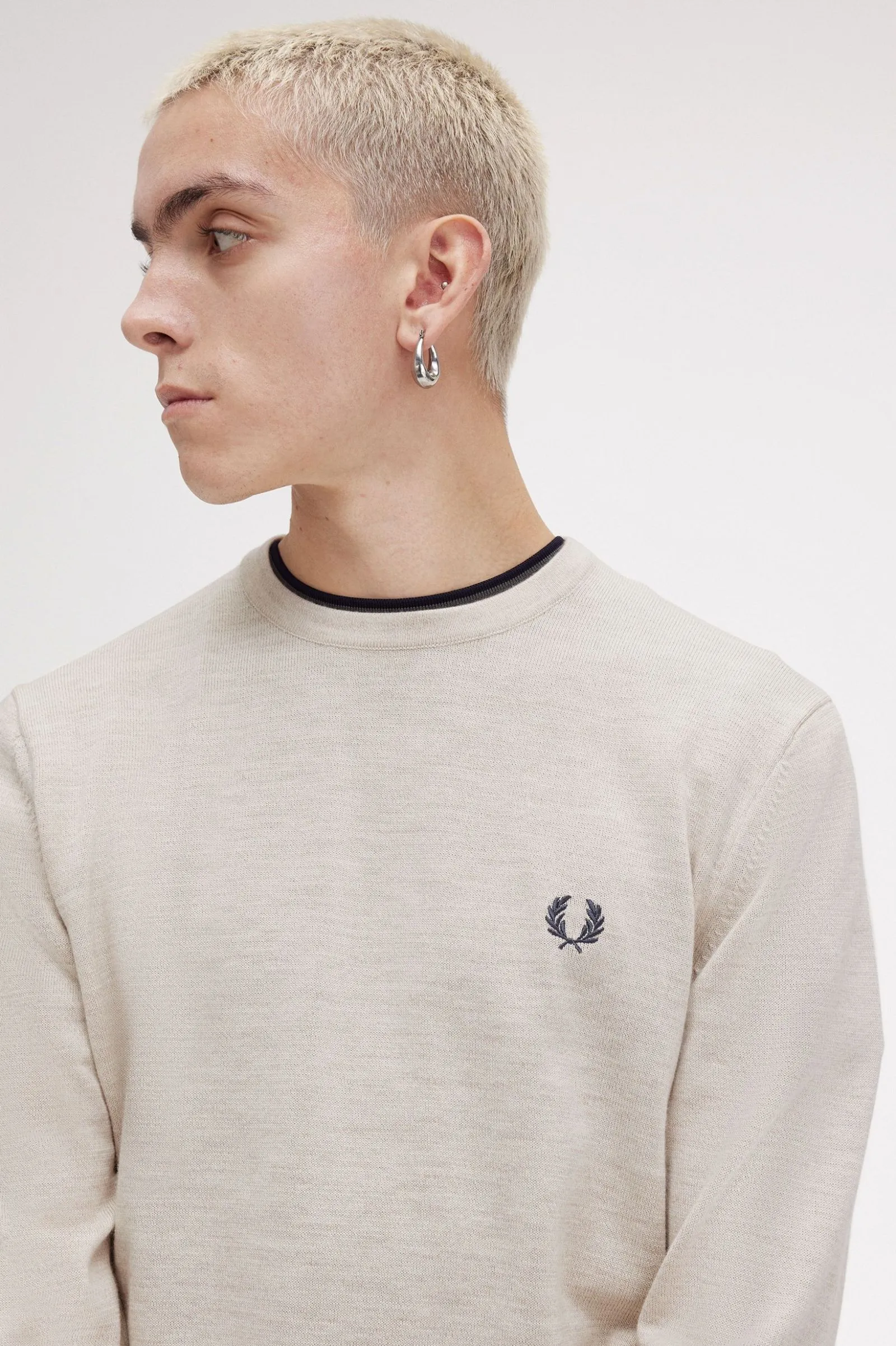 MAGLIONE GIROCOLLO CLASSICO FRED PERRY