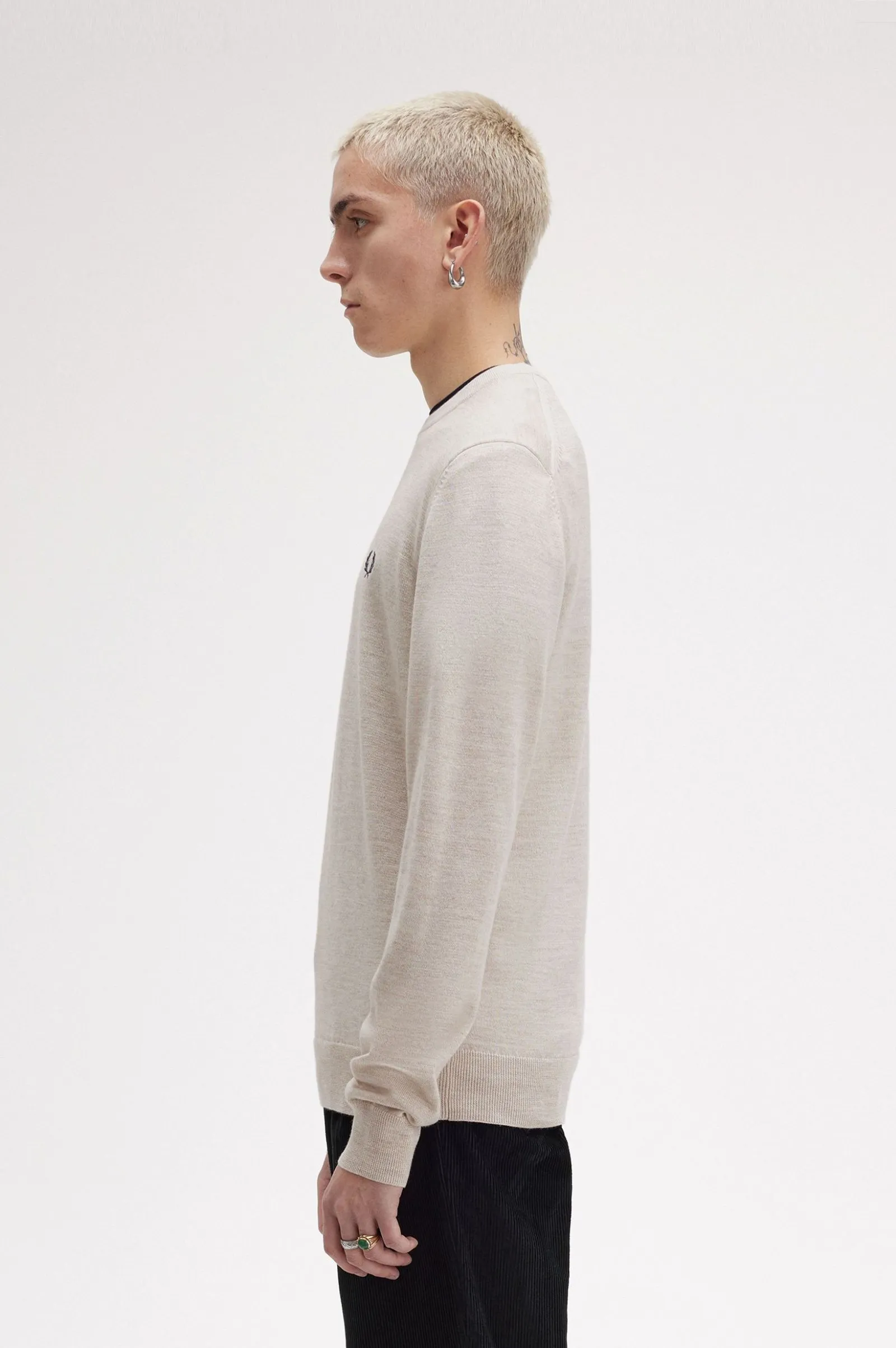 MAGLIONE GIROCOLLO CLASSICO FRED PERRY