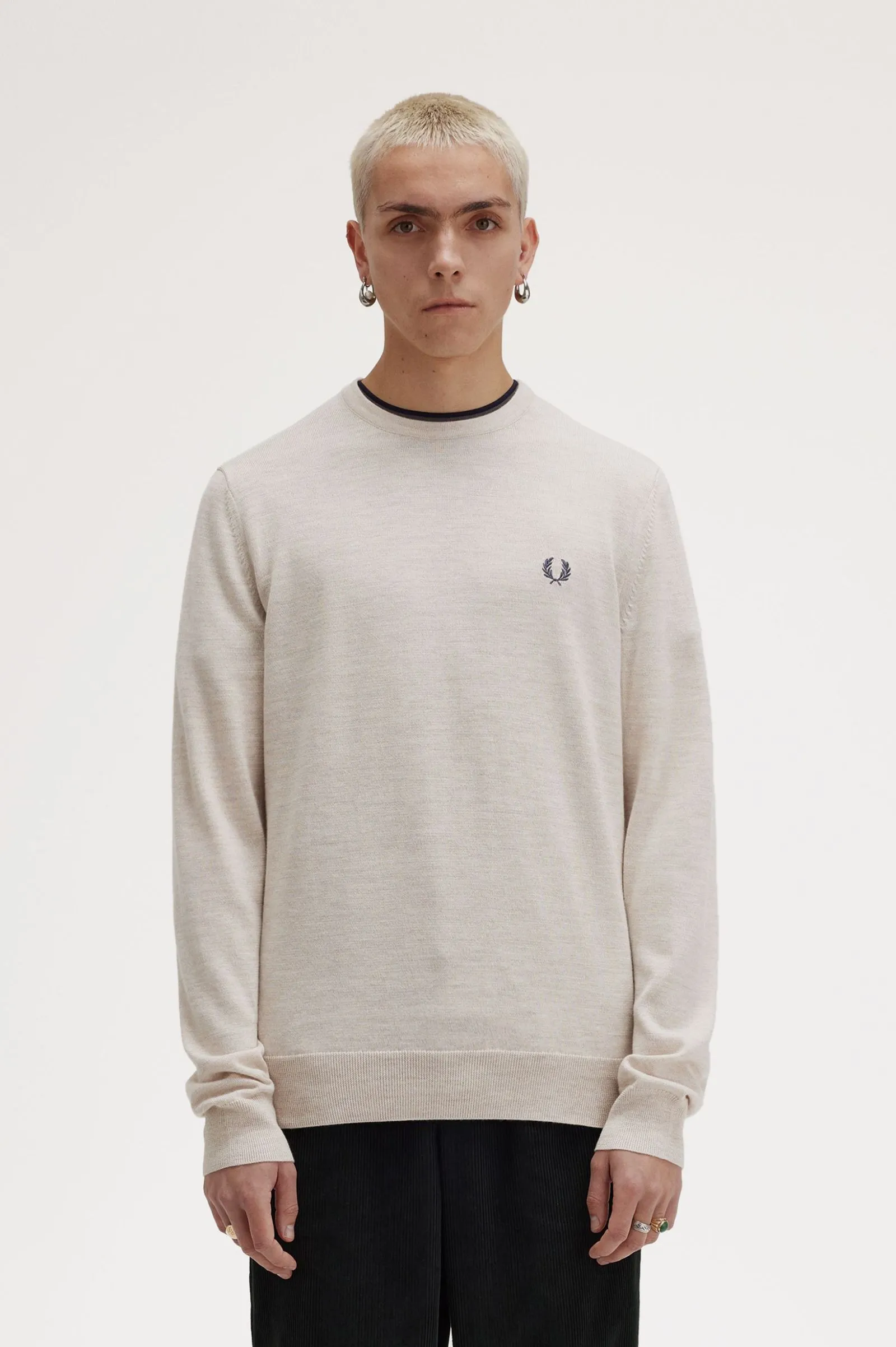 MAGLIONE GIROCOLLO CLASSICO FRED PERRY