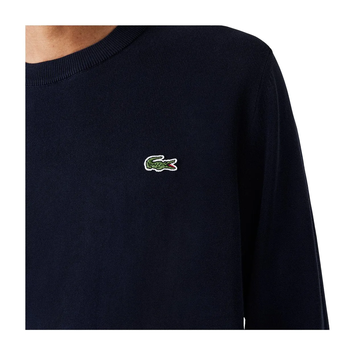Maglione Lacoste Girocollo Blu Navy
