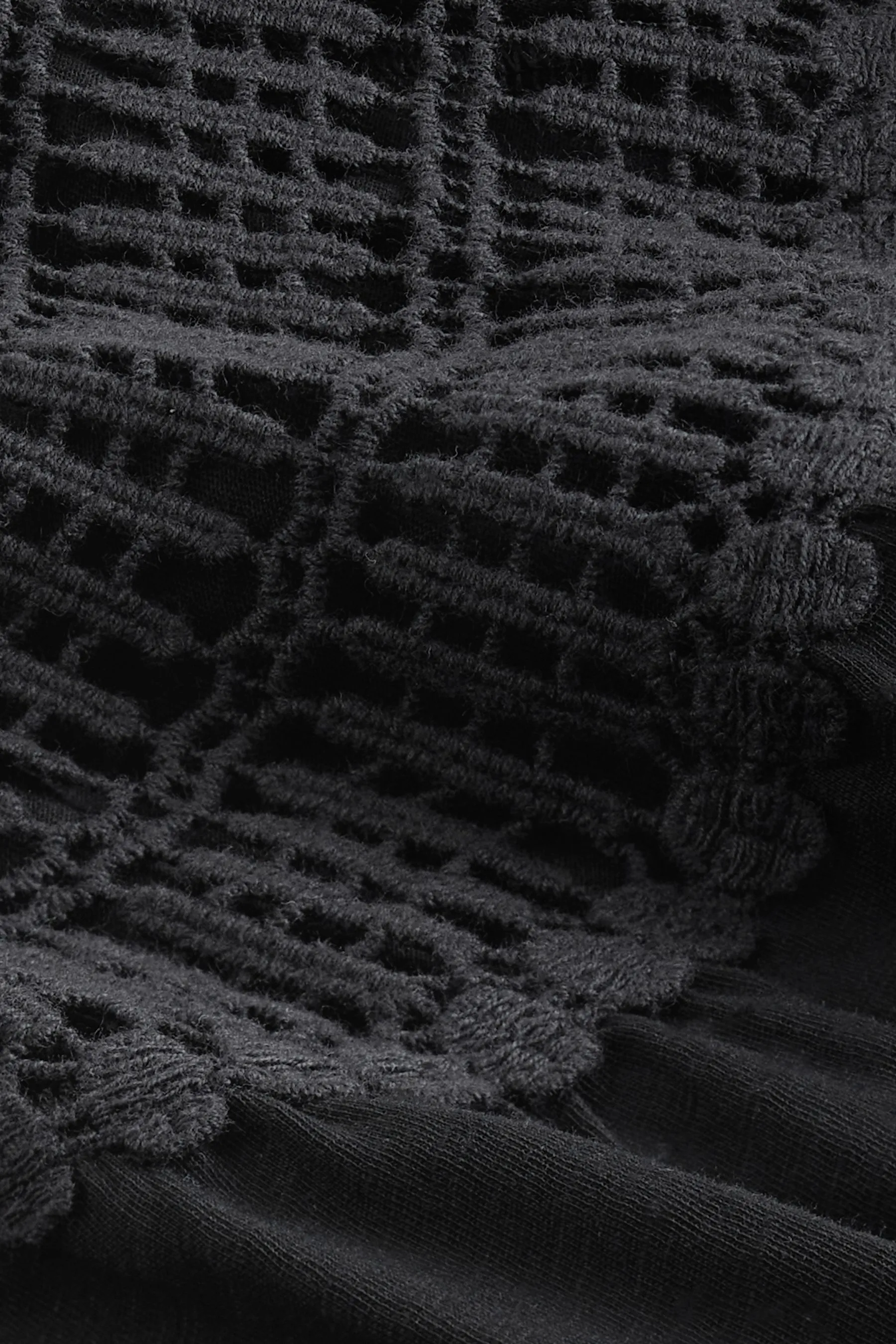 Maniche corte Crochet Bubblehem 100% Cotone Top    