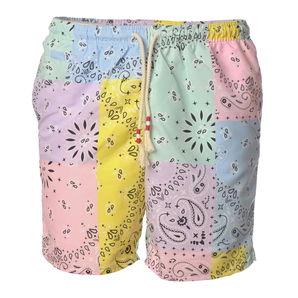 MC2 Saint Barth - Costume Caprese Bandanna Round Color - Fantasia Multicolor - Luxury Exclusive Collection