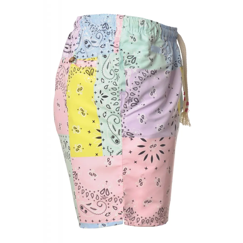 MC2 Saint Barth - Costume Caprese Bandanna Round Color - Fantasia Multicolor - Luxury Exclusive Collection