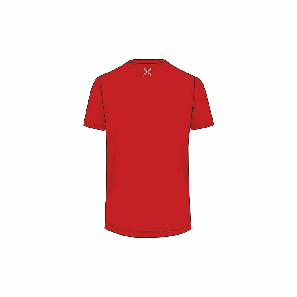 Montura Bear T-Shirt Kid Rosso - Maglietta Cotone Bambino