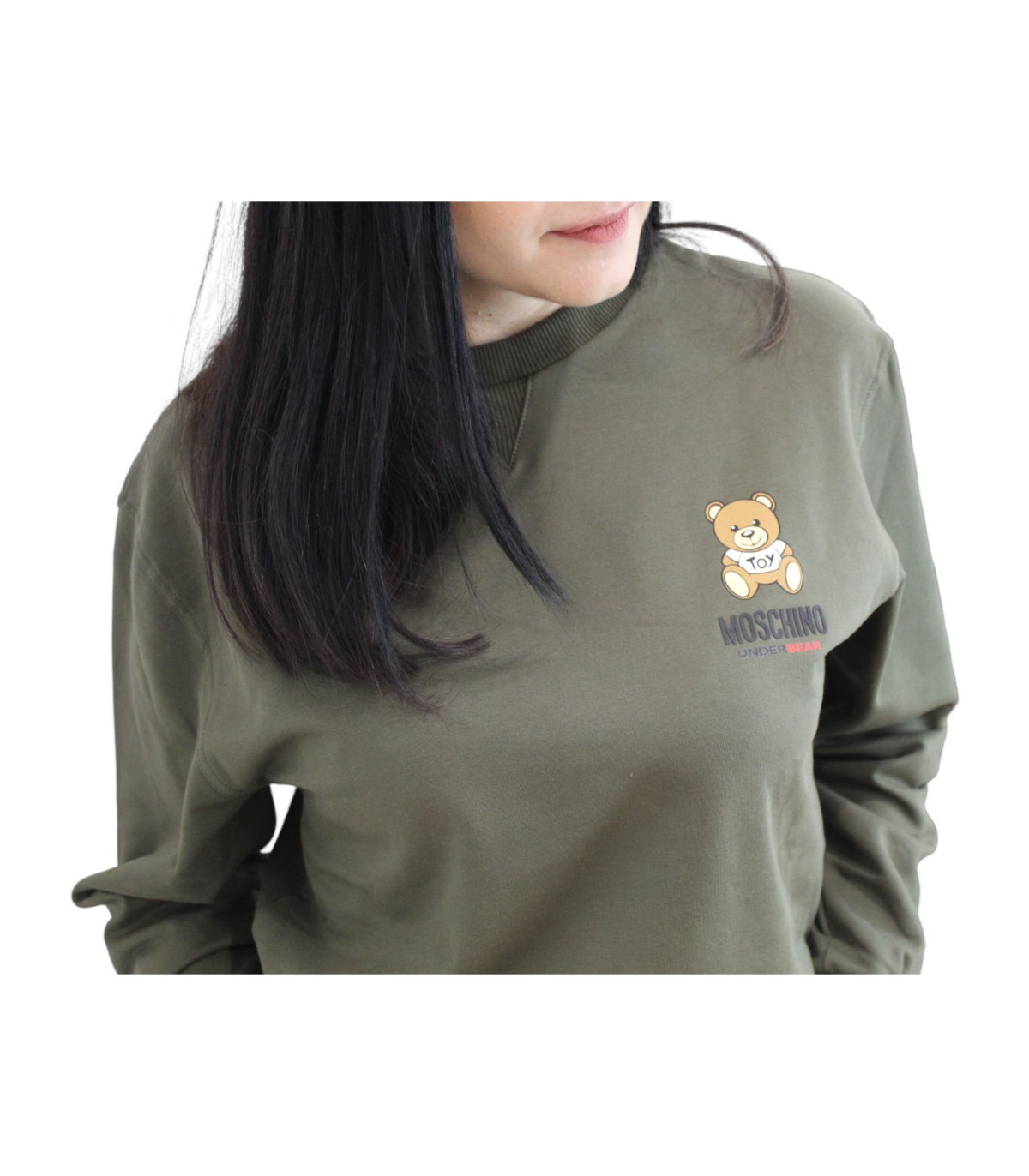 Moschino Donna Felpa A Girocollo