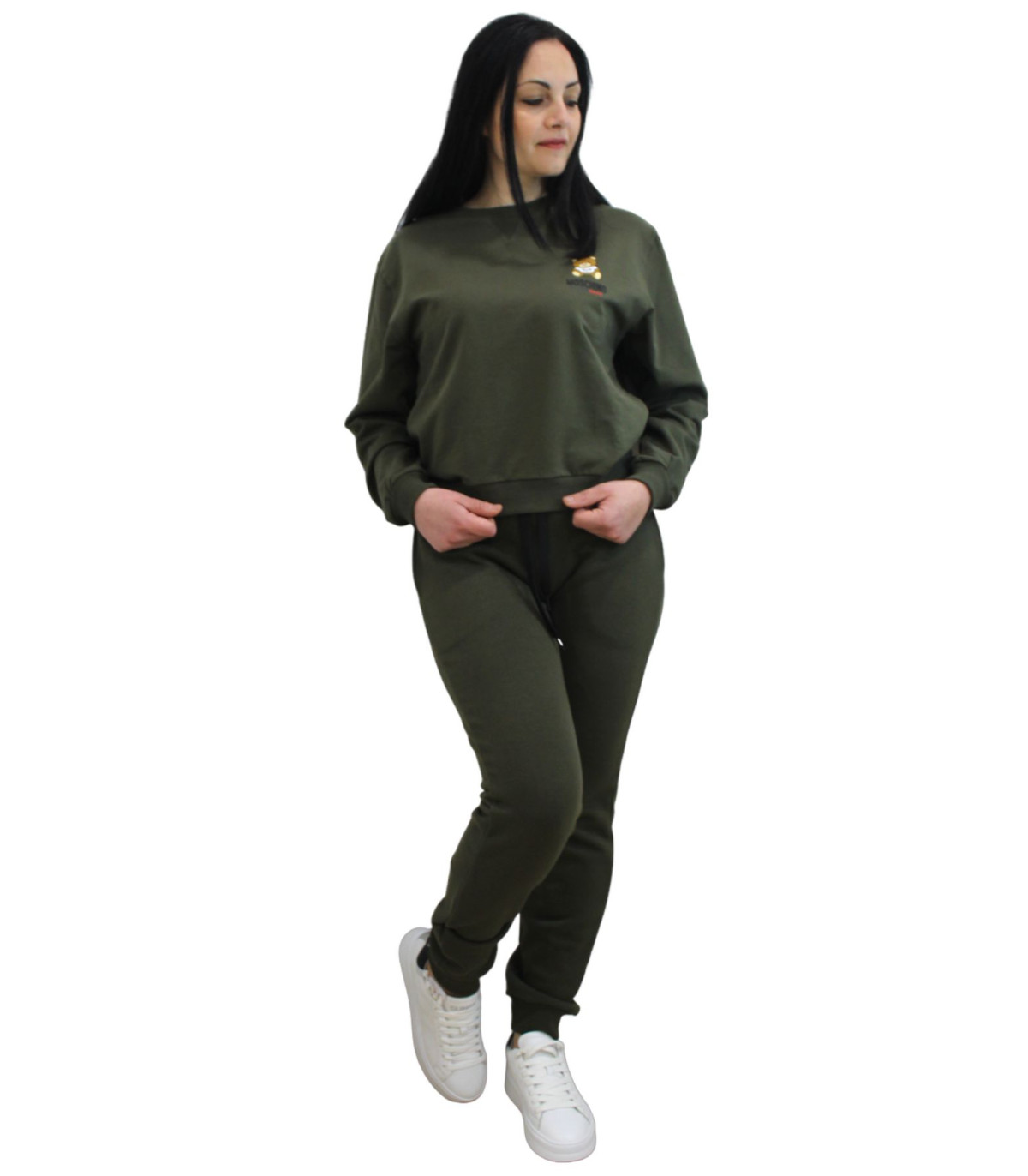 Moschino Donna Felpa A Girocollo