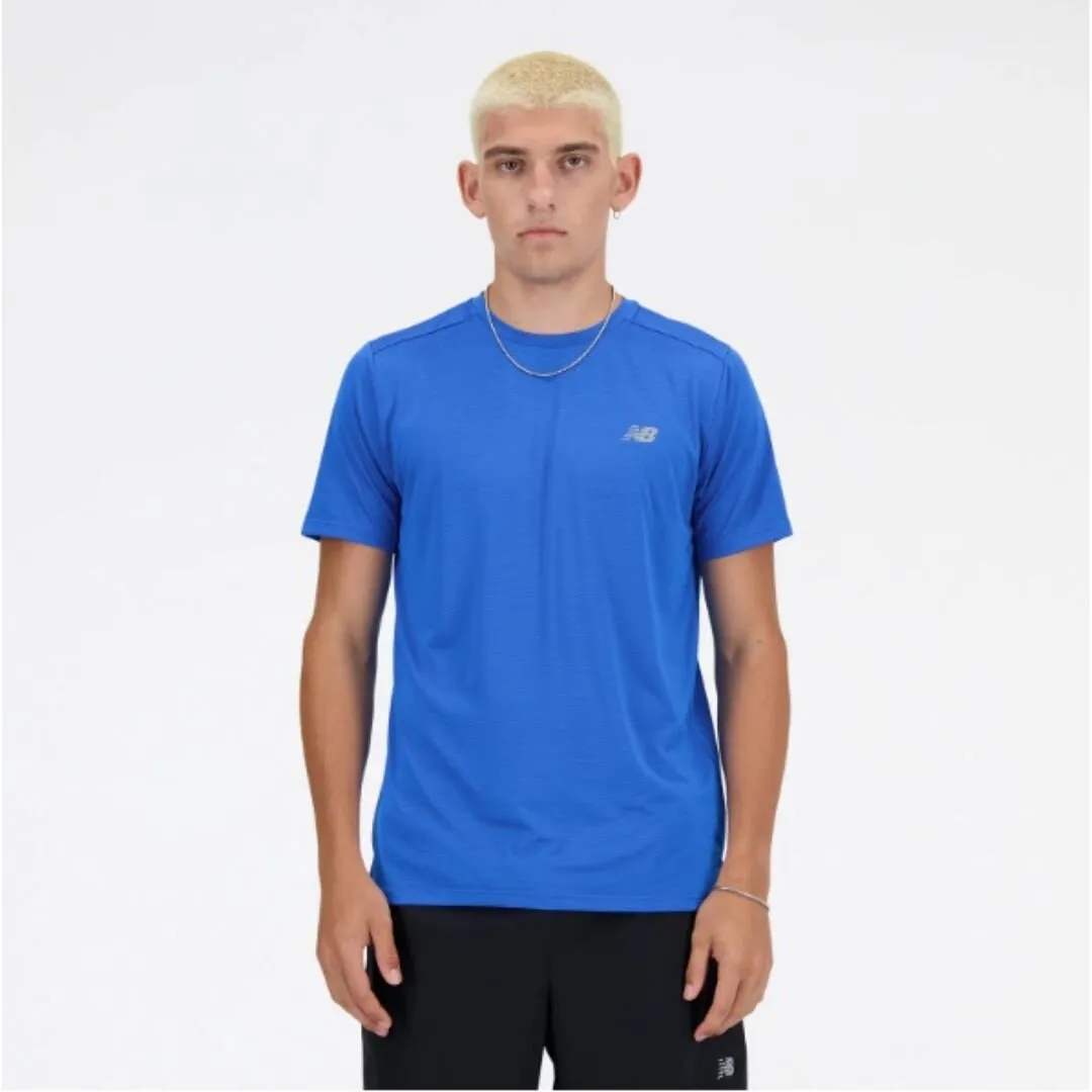 New Balance t-shirt run uomo