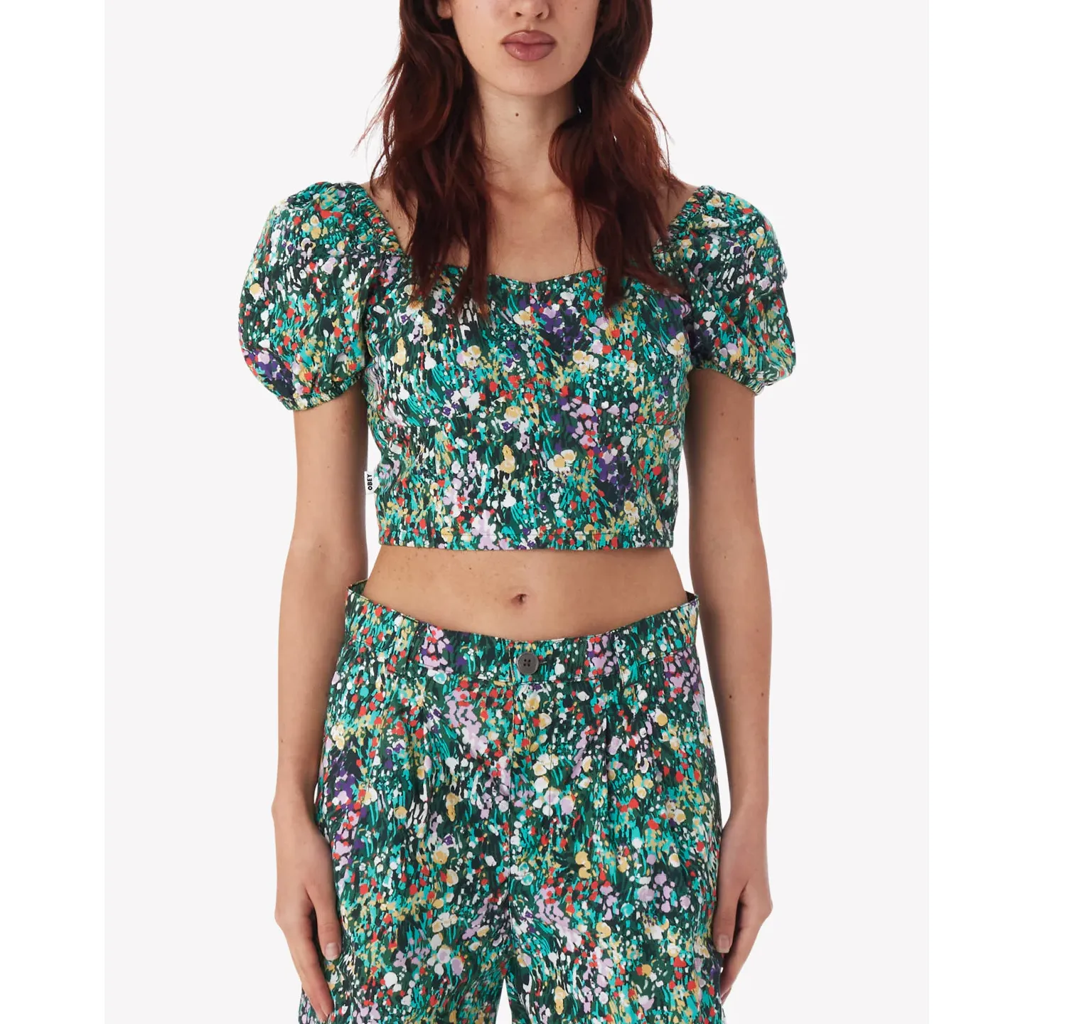 Obey maglietta top da donna Garden 281210117 multicolore