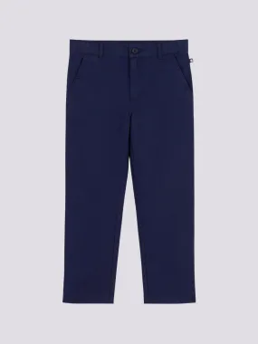 PANTALONI CHINO BLU BAMBINO