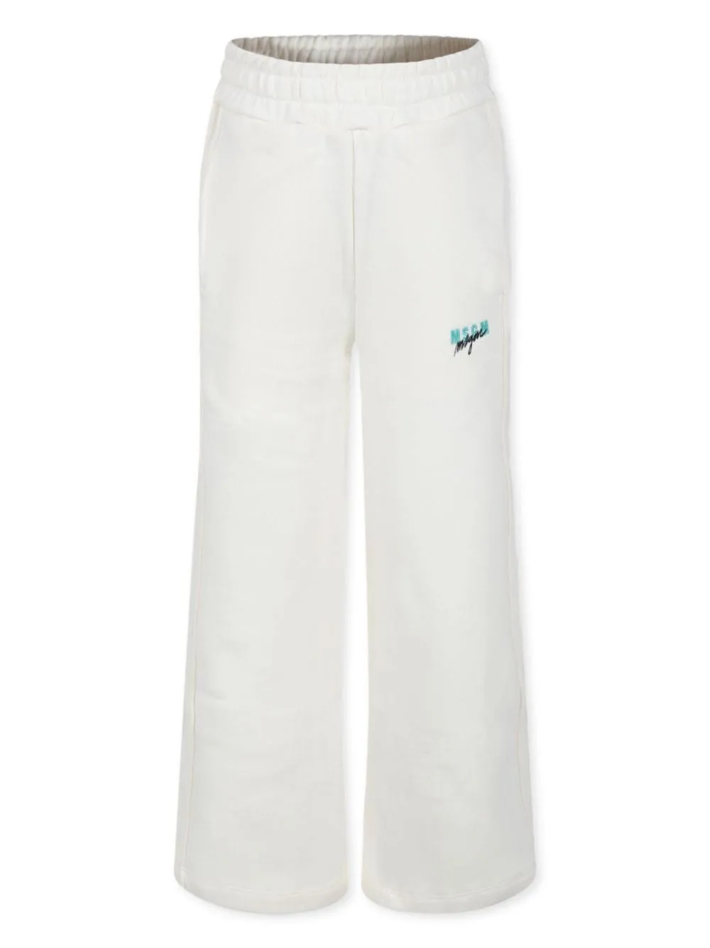 Pantaloni con logo ricamato