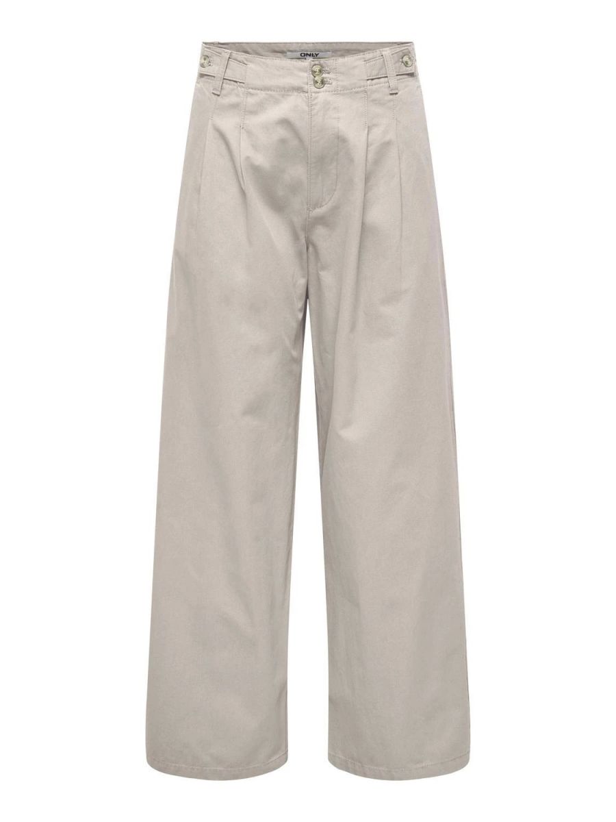 PANTALONI Donna ONLY 15311375ETTIE WIDE PANT PUMICE STONE