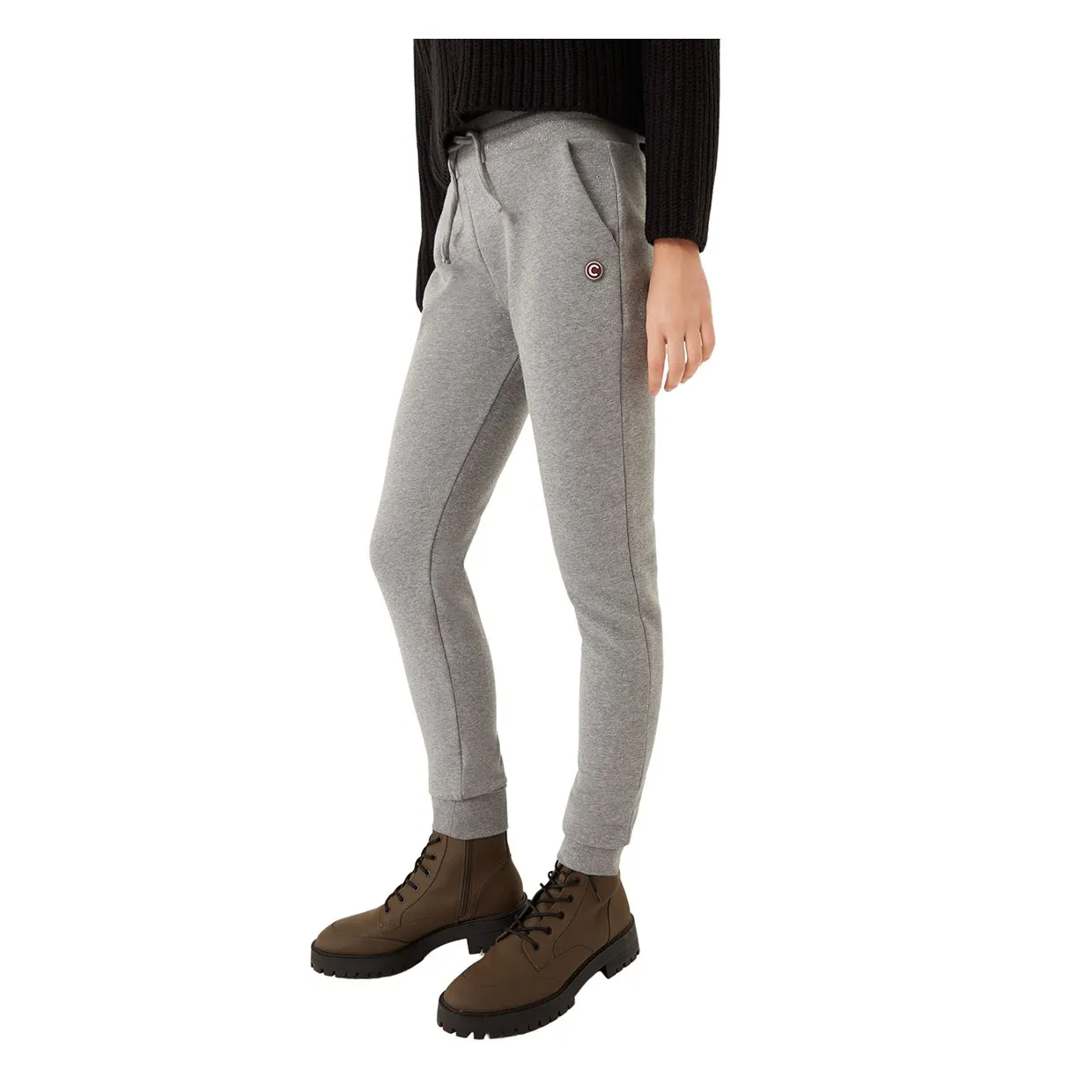 Pantaloni Felpa Donna Colmar Glitter Grigio Melange