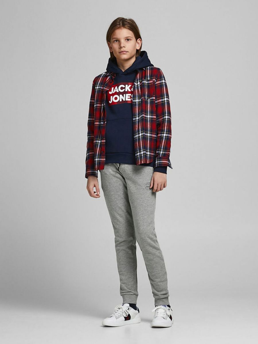 PANTALONI Ragazzo JACK&JONES 12182767 GORDON LIGHT GREY