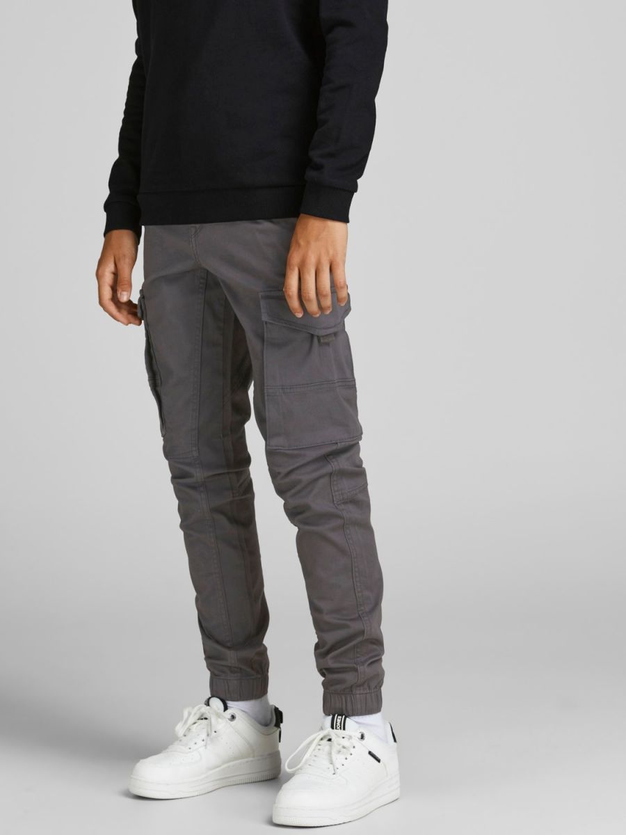 PANTALONI Ragazzo JACK&JONES 12199991 PAUL FLAKE ASPHALT