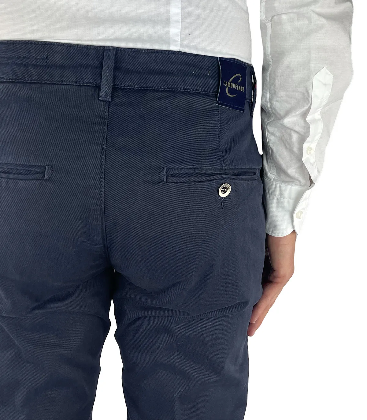 Pantaloni Uomo Camouflage Chinos Rey 17