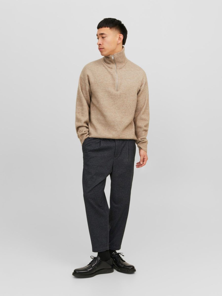 PANTALONI Uomo JACK&JONES 12242216 JPSTKARL JJREESE TAPERED W DARK GREY
