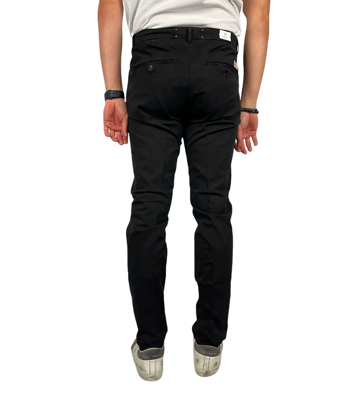 Pantaloni Uomo Roy Roger's New Rolf gabardina