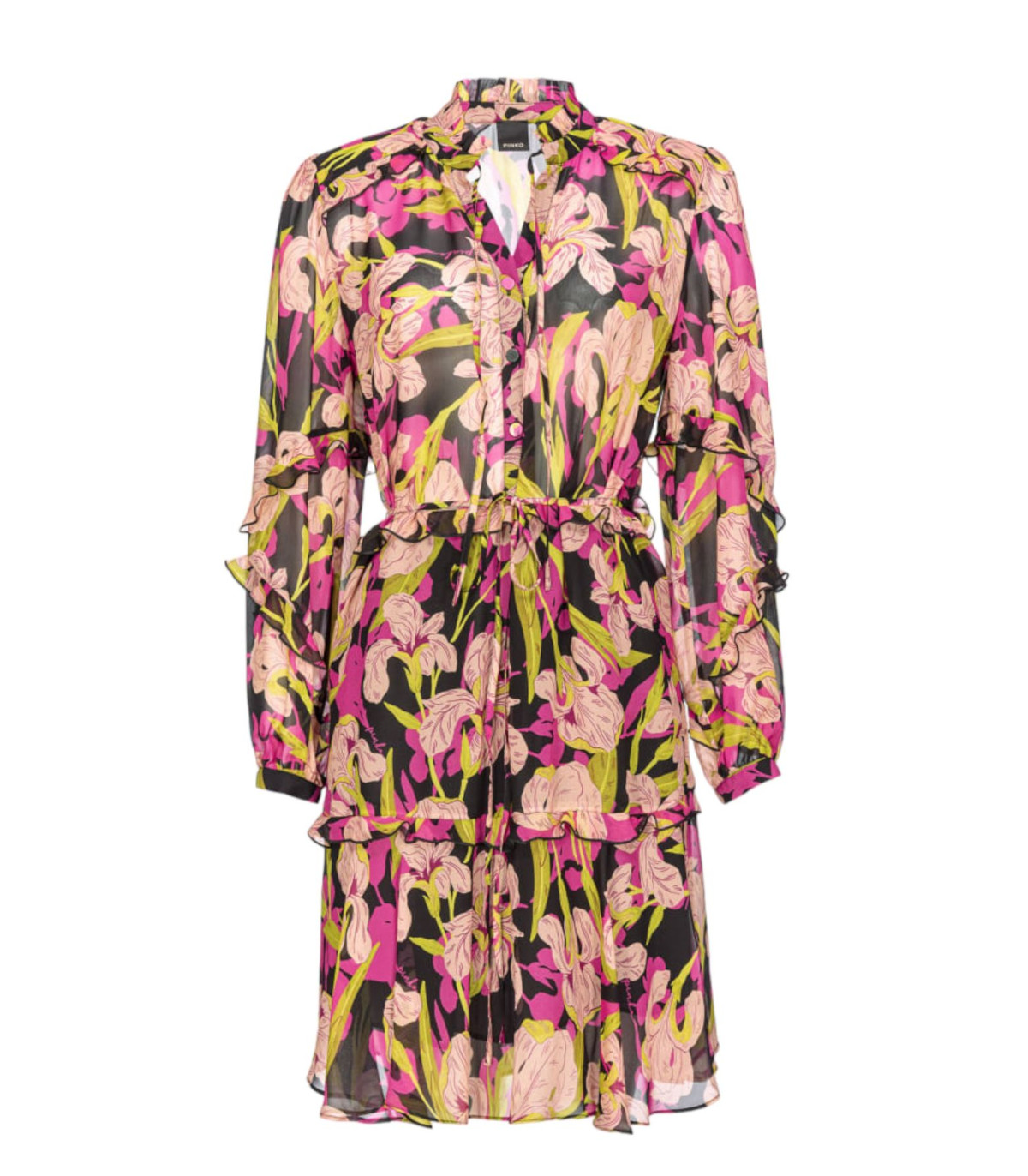 Pinko Donna Vestito Corto Georgette St. Piccadilly