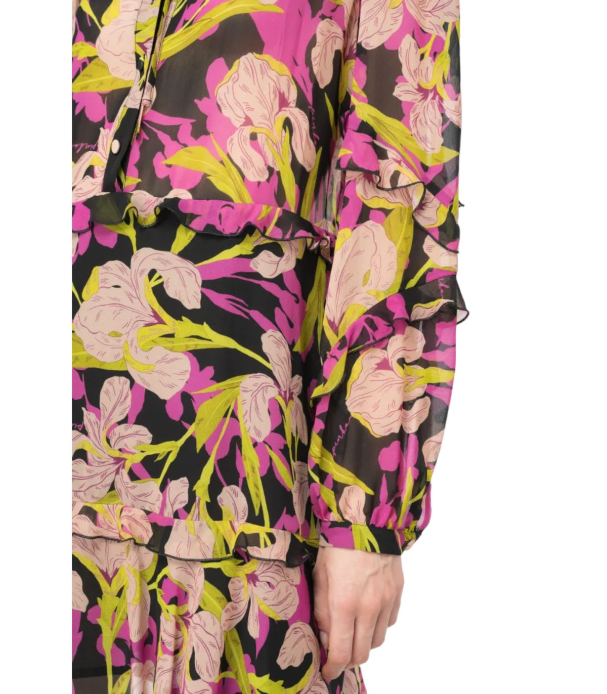 Pinko Donna Vestito Corto Georgette St. Piccadilly