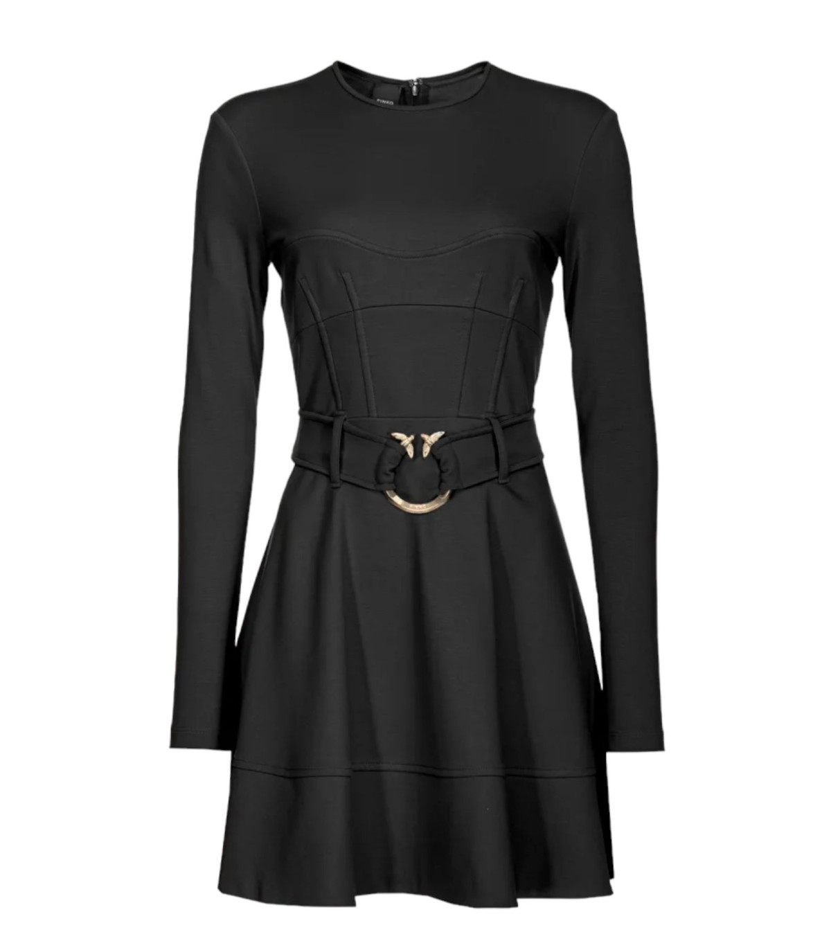 Pinko Donna Vestito Corto Punto Stoffa Aquaman