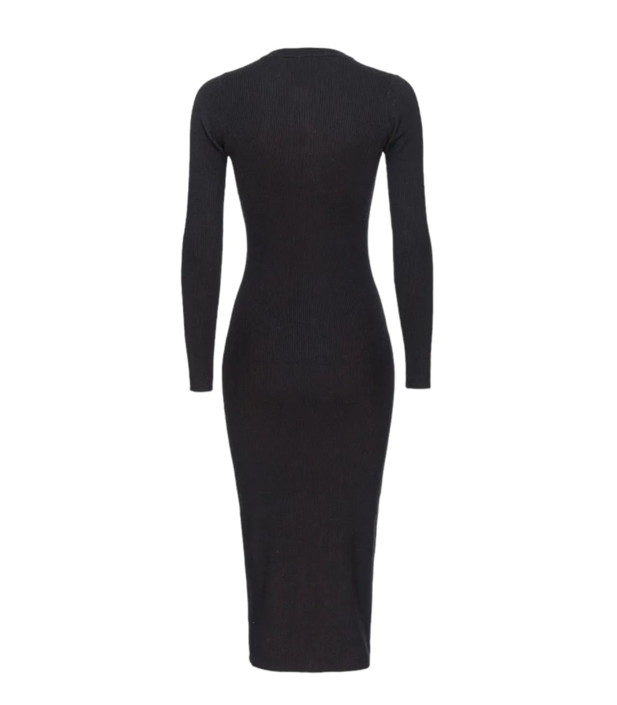 Pinko Donna Vestito Lungo Costina Lana Ermellino