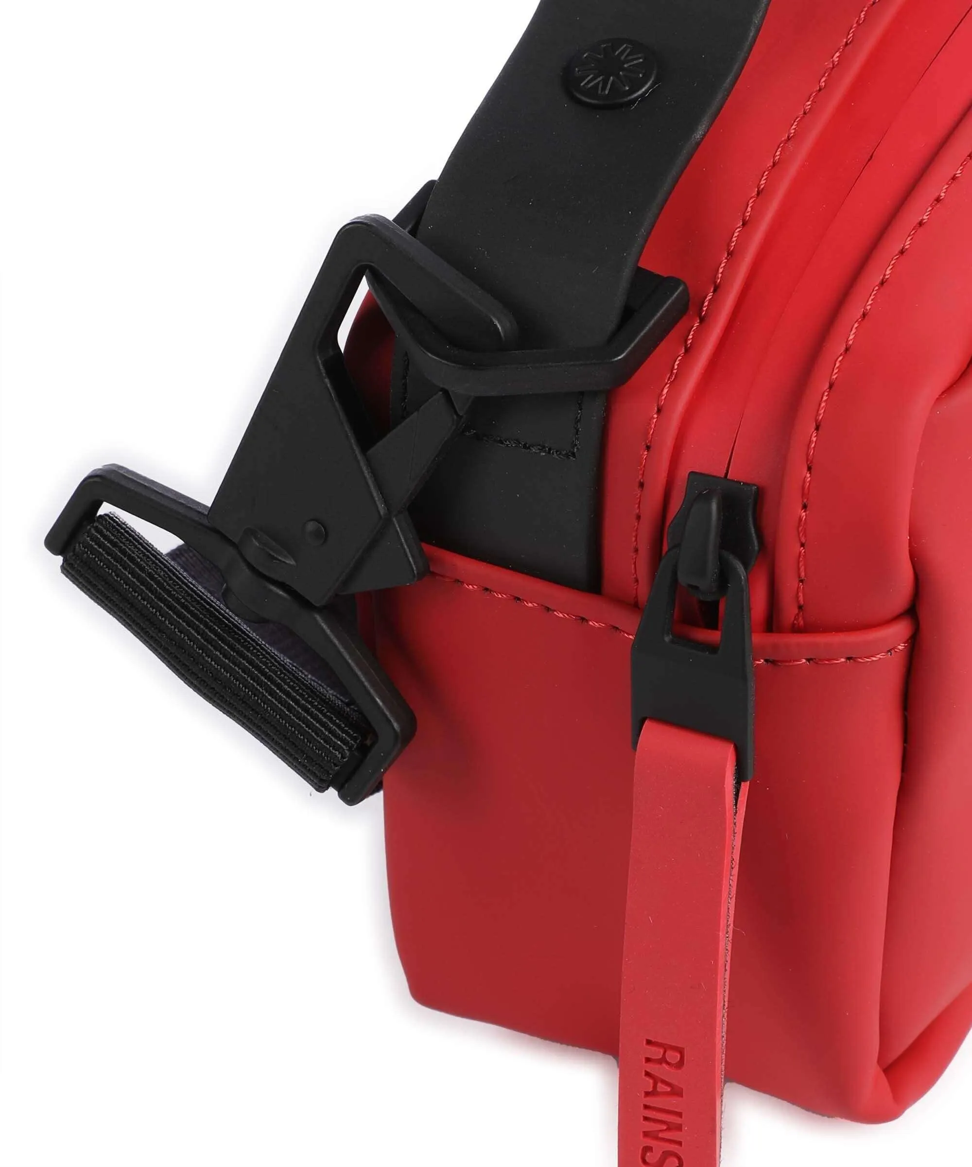 Rains Borsa a tracolla poliestere, poliuretano rosso  