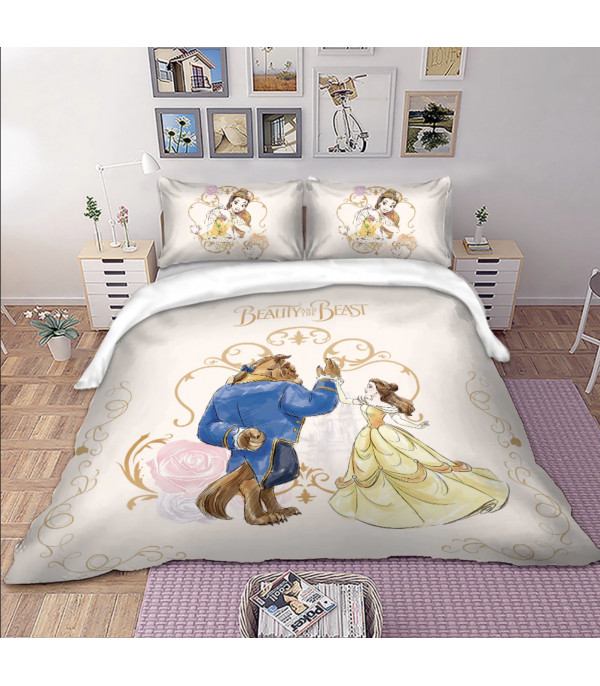 Set letto La Bella e la Bestia