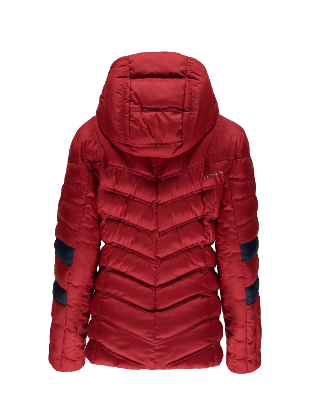 Spyder Vintage Hoody Piumino rosso / bianco