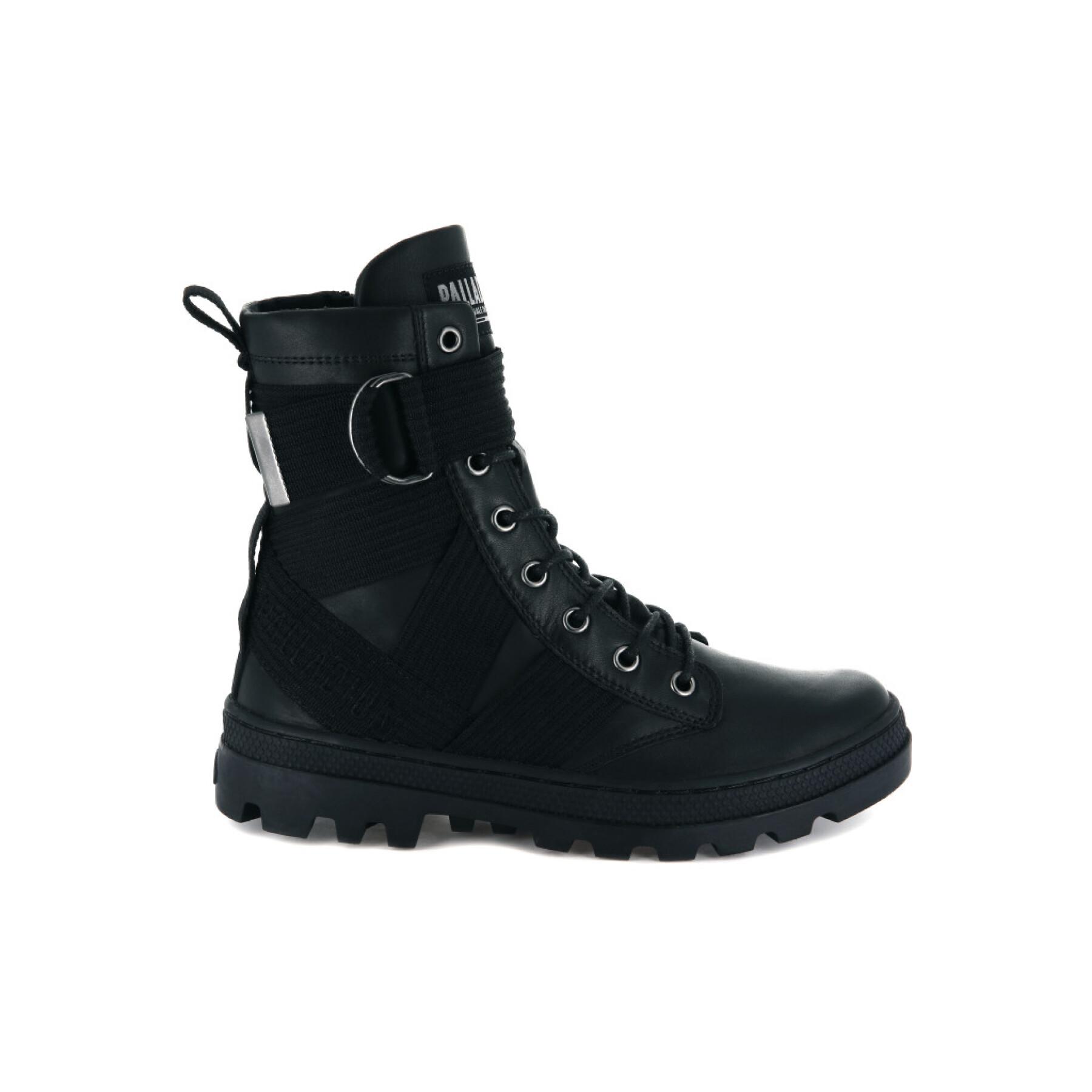 Stivali in pelle da donna Palladium Pallabosse Tact St