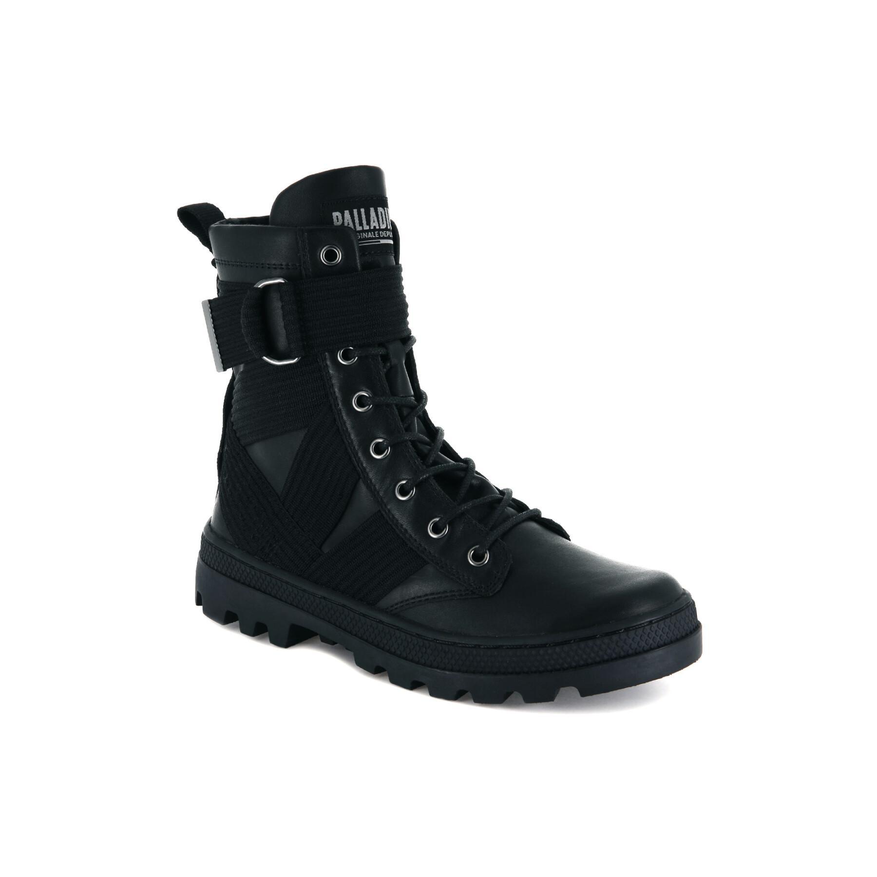 Stivali in pelle da donna Palladium Pallabosse Tact St