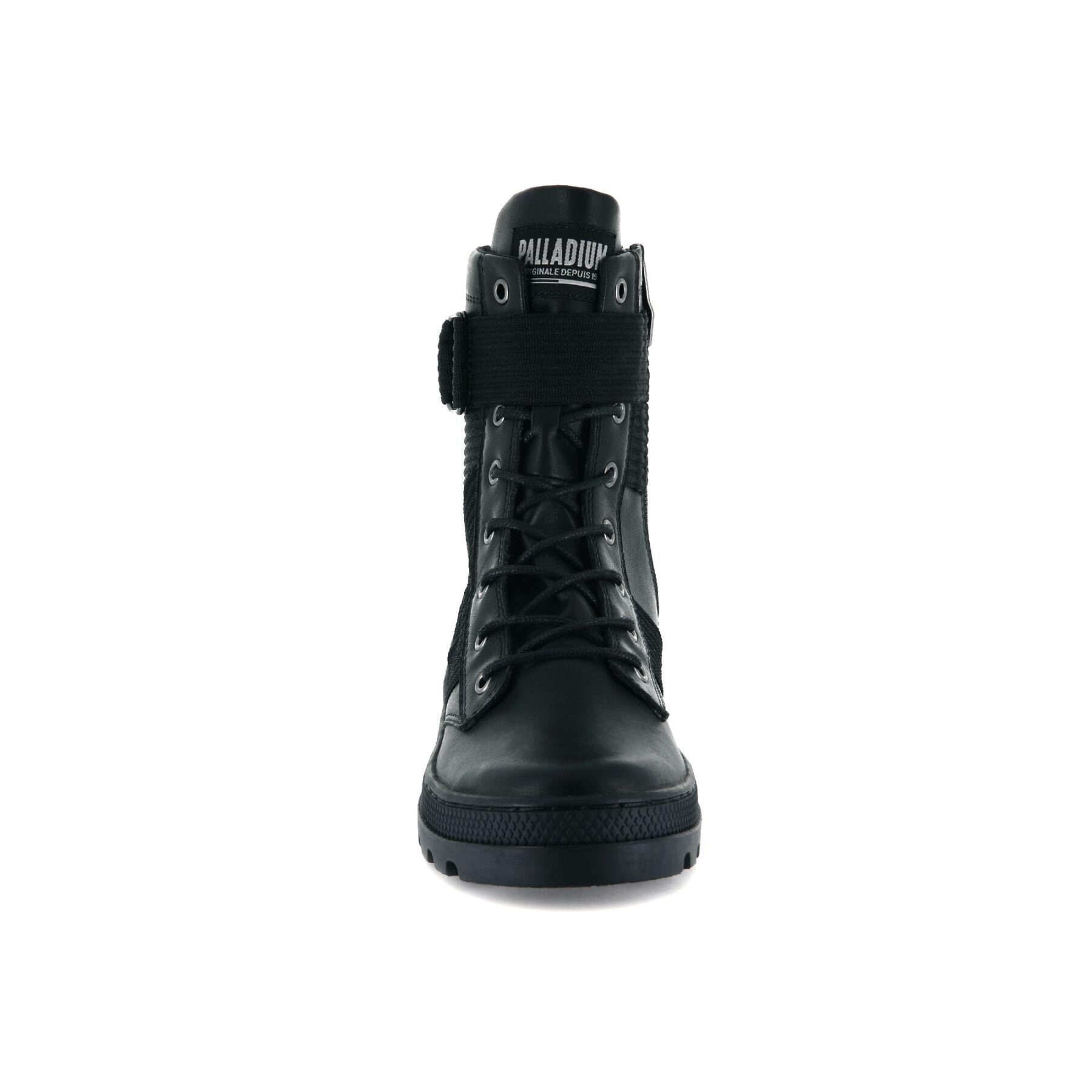Stivali in pelle da donna Palladium Pallabosse Tact St