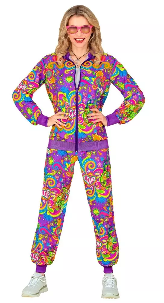 Tuta Neon Flower Power unisex