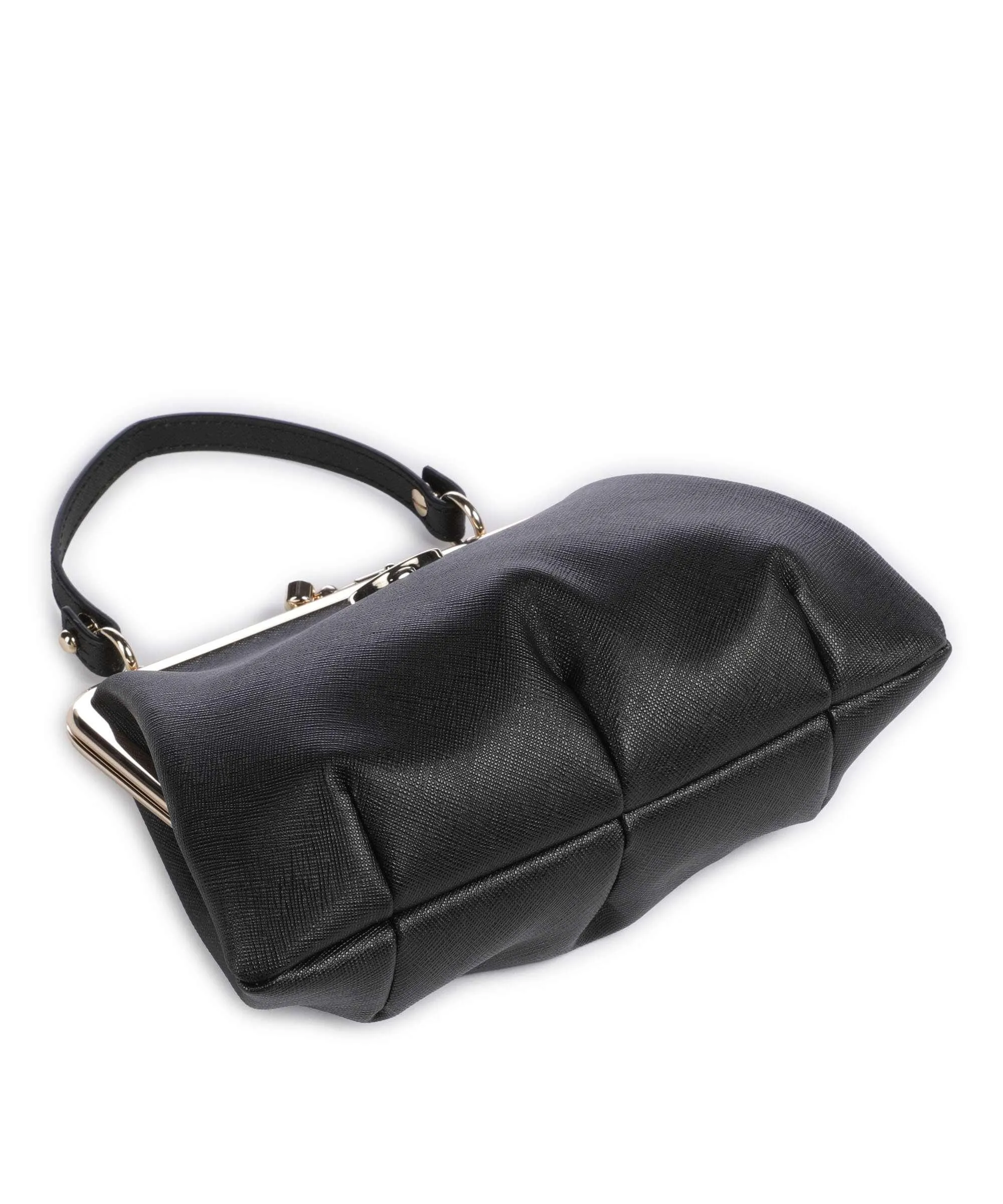  Vivienne Westwood Granny Saffiano Frame Borsa a tracolla pelle sintetica nero  